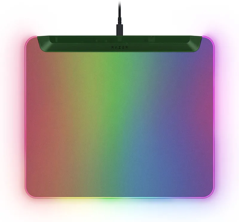 Firefly V2 Pro - Gaming Muismat - Chroma RGB LED Backlit - 36x27.5 cm - Phantom Green Edition van Razer, Groen – cover