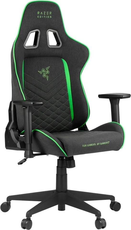Gaming-Stuhl by ZEN TAROK PRO X, 3D Armlehnen, Metallrahmen, ergonomisch, 130 kg Tragkraft, 60mm Rollen by Razer, Black – cover 3 of 5