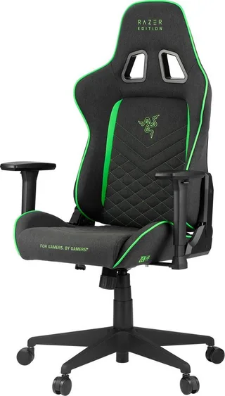 Gaming-Stuhl by ZEN TAROK PRO X, 3D Armlehnen, Metallrahmen, ergonomisch, 130 kg Tragkraft, 60mm Rollen by Razer, Black – cover 1 of 5