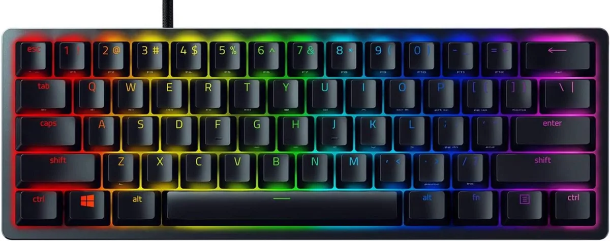 Huntsman Mini 60% Gaming Toetsenbord – Lineaire Optische Switches – Zwart – Compact Mechanisch Gaming Keyboard by Razer – cover