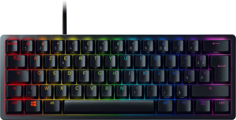 Huntsman Mini - Gaming Toetsenbord - Lineaire Red Switch - RGB - 60% Layout by Razer, Black, FR – cover