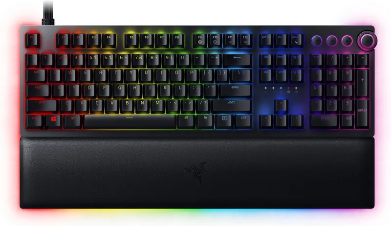 Huntsman V2 Analog Keyboard - US Qwerty Layout by Razer, Black, US – cover