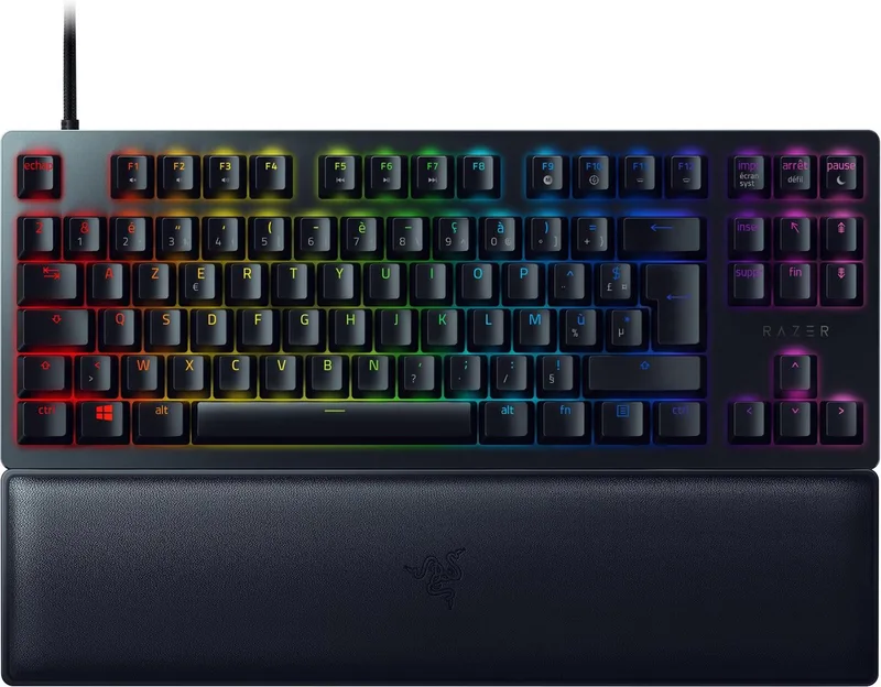 Huntsman V2 TKL - Gaming Toetsenbord - Polssteun - RGB - Azerty van Razer, Zwart, FR – cover