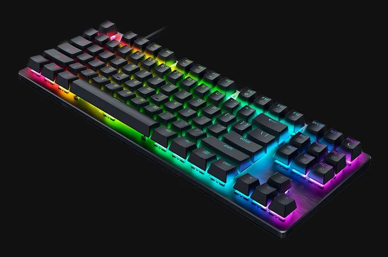 Huntsman V3 HE Magnetic Tenkeyless 8KHz toetsenbord Gamen USB QWERTY Engels by Razer, Black, US – cover