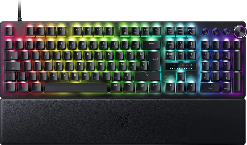 Huntsman V3 Pro - Gaming Toetsenbord - RGB - Optische Switches Gen-2 - Polssteun - Azerty by Razer, Black, FR – cover