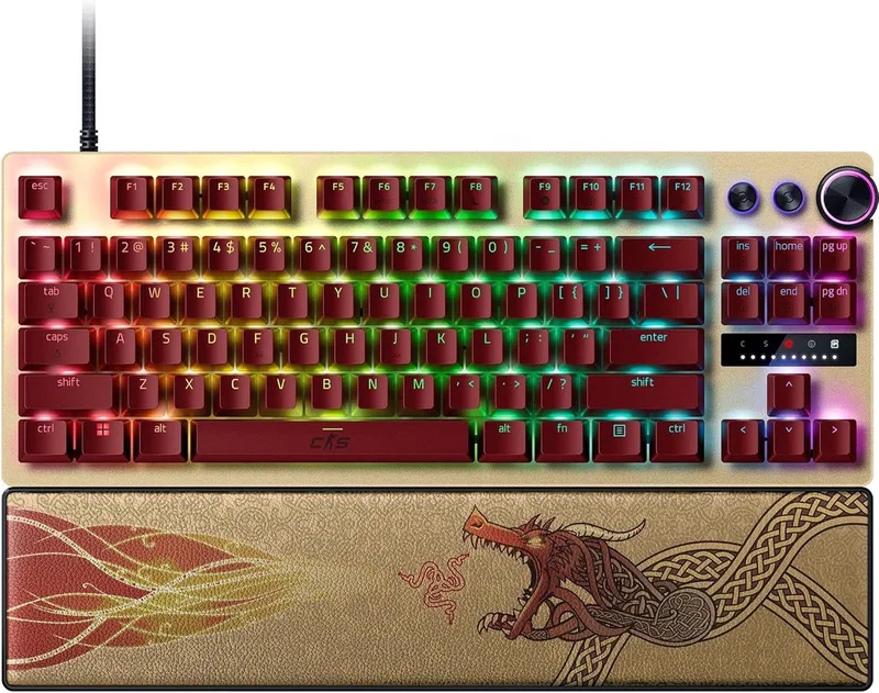 Huntsman V3 Pro - Gaming Toetsenbord - Tenkeyless - Optische Switches - Chroma RGB - Qwerty by Razer, Multicolour, US – cover
