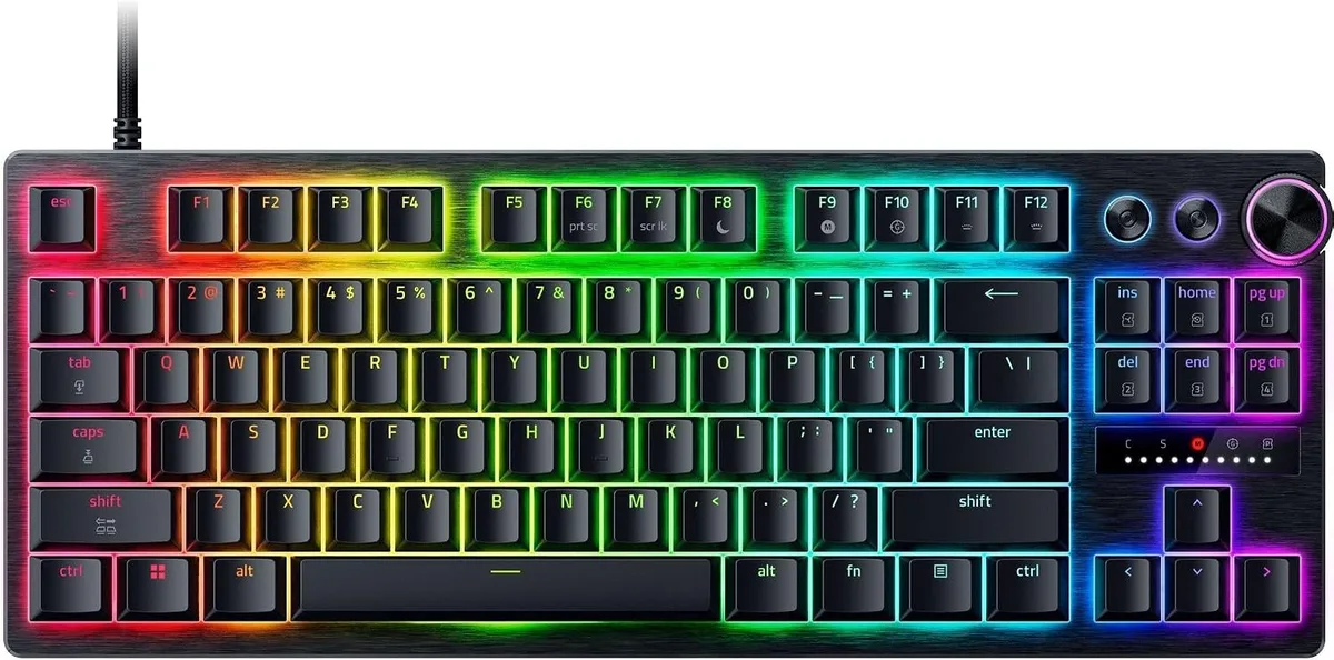 Huntsman V3 Pro Low-profile Tenkeyless 8KHz - Gaming toetsenbord TKL by Razer, US – cover