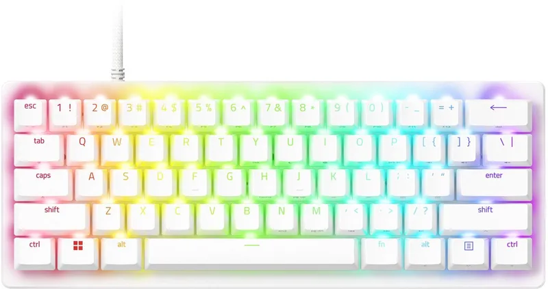 Huntsman V3 Pro Mini - Gaming Toetsenbord - 60% - RGB - Optische Switches van Razer, Wit, US – cover
