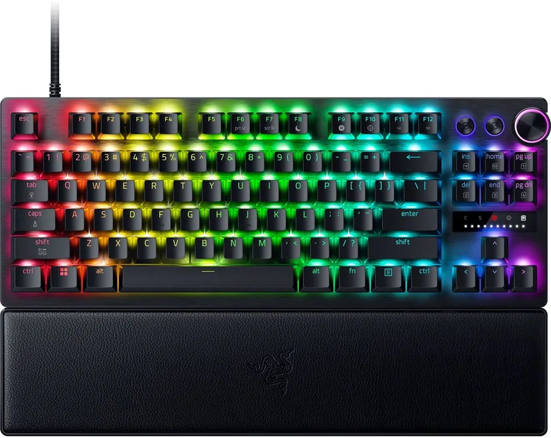 Huntsman V3 Pro Tenkeyless - Gaming Toetsenbord - Polssteun - RGB - Optische Switches - Qwerty van Razer, Zwart, US – cover