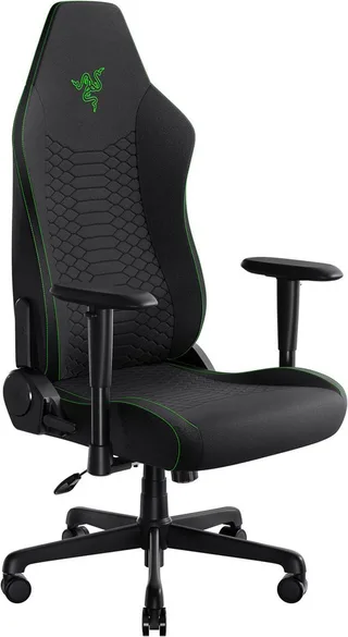 Iskur V2 X - Gaming Stoel - Rughoek 152° - Verstelbaar - Rugsteun - Ergonomisch - Fabric de Razer, Noir – jaquette 2 sur 5