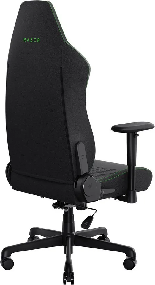 Iskur V2 X - Gaming Stoel - Rughoek 152° - Verstelbaar - Rugsteun - Ergonomisch - Fabric de Razer, Noir – jaquette 5 sur 5