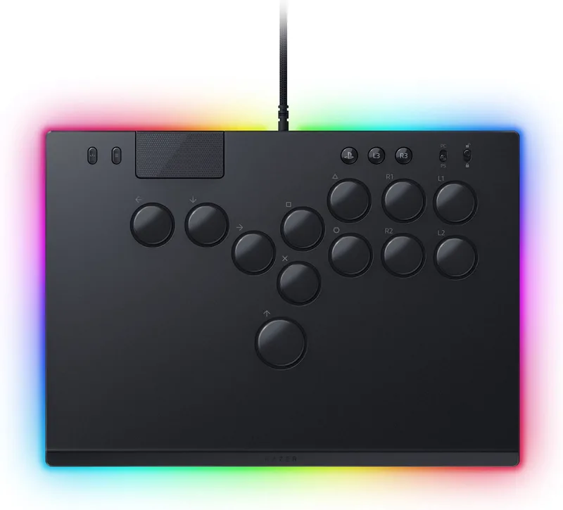 Kitsune - Optische Arcade Controller voor PS5 & PC - RGB by Razer, Black – cover