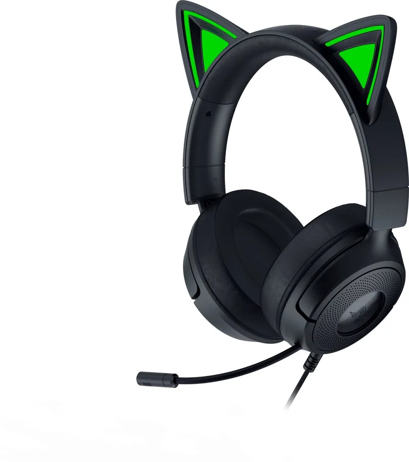 Kitty V3 X - Gaming Headset - 7.1 Surround Sound - 40mm Drivers - PC/PlayStation/Xbox - Zwart by Razer, Multicolour – cover