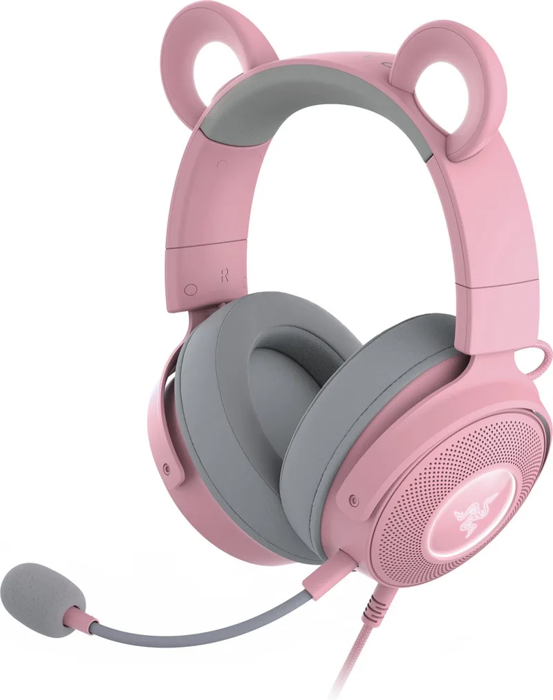 Kraken Headset V2 Pro Kitty Edition de Razer, Quartz – jaquette