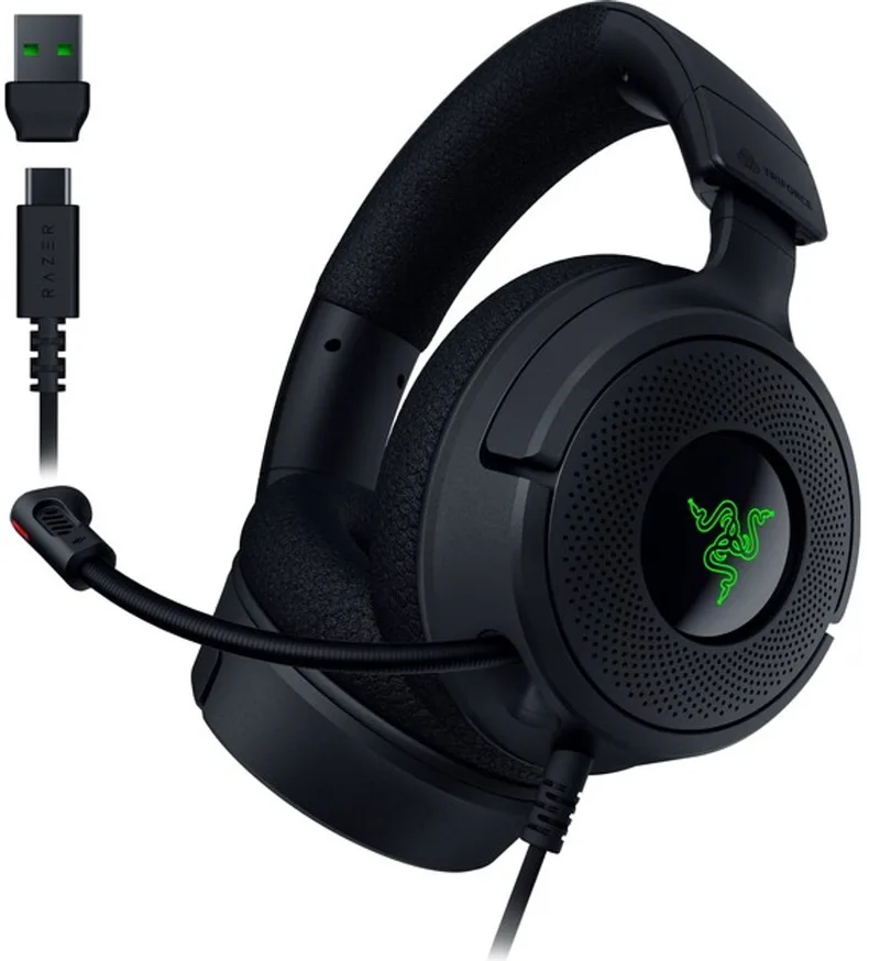 Kraken V4 X - Gaming Headset de Razer, Noir – jaquette