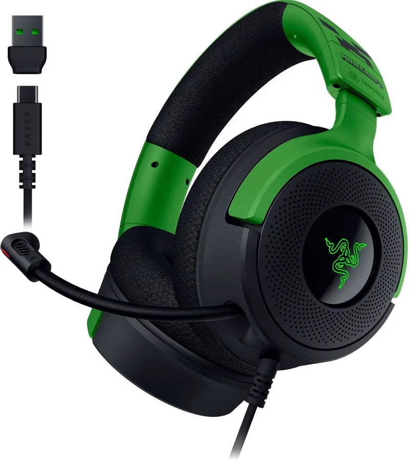 Kraken V4 X - Gaming Headset by Razer, Green – cover