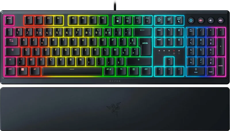 Ornata V3 - Gaming Toetsenbord - Low Profile - RGB - Azerty van Razer, Zwart, FR – cover