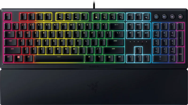 Ornata V3 Low Profile - Gaming Toetsenbord - Programmeerbare Membraan Toetsen - RGB by Razer, Black, US – cover