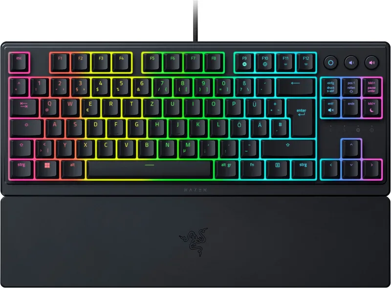Ornata V3 Tenkeyless Gaming-Tastatur de Razer, Noir – jaquette