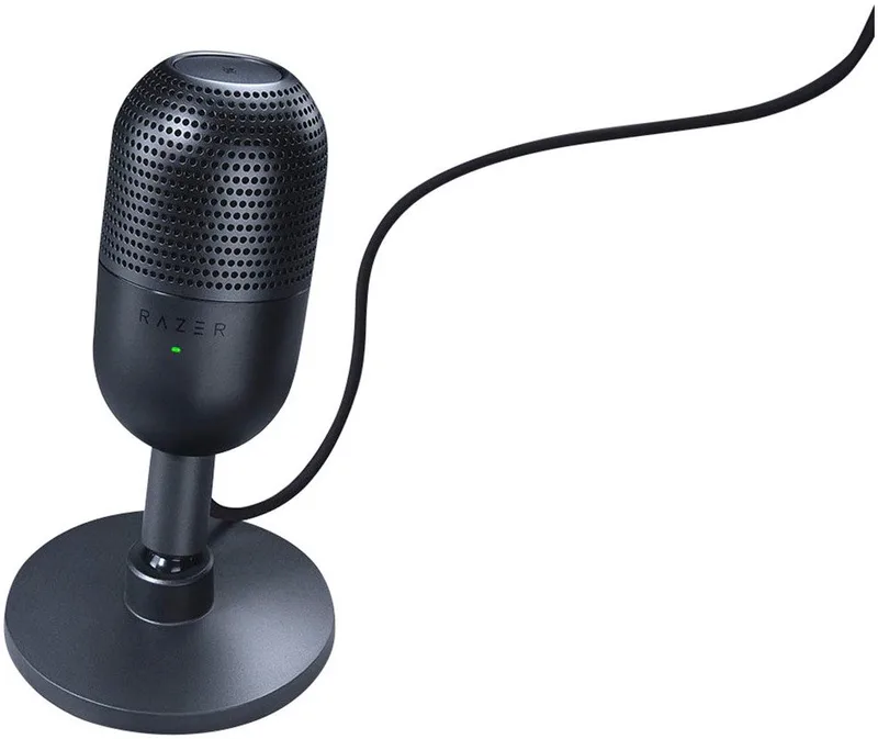 Streaming-Mikrofon Seiren V3 Mini de Razer, Noir – jaquette