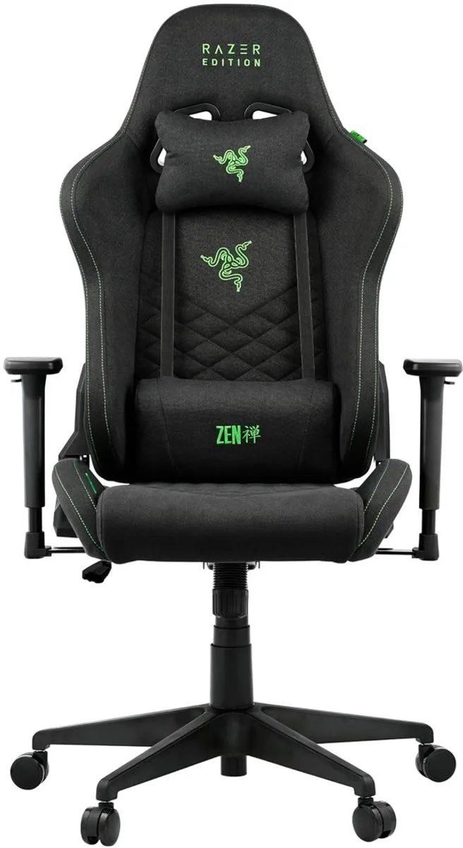 Tarok Natrix Cloth – Gamingstoel – verstelbare armleuningen by Razer, Black – cover 1 of 5