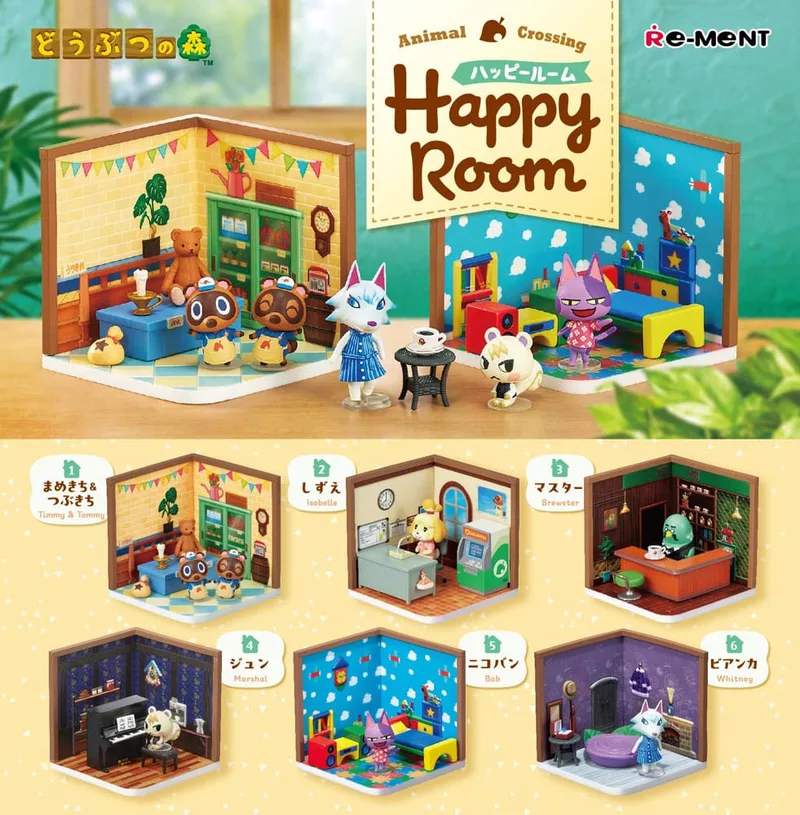 Animal Crossing Happy Room 1 Complete Box (6 Figures) van Re-Ment – cover