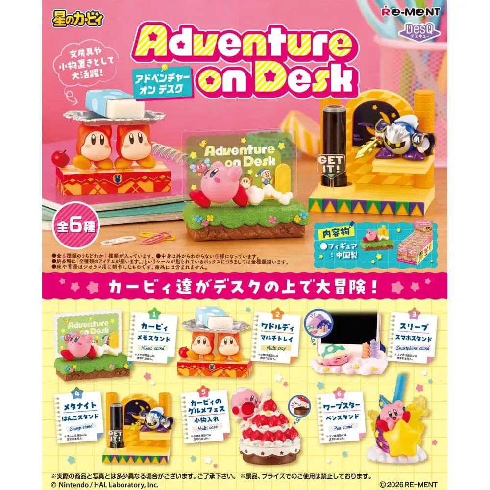 Kirby Adventure On Desk Figuur by Re-Ment – cover