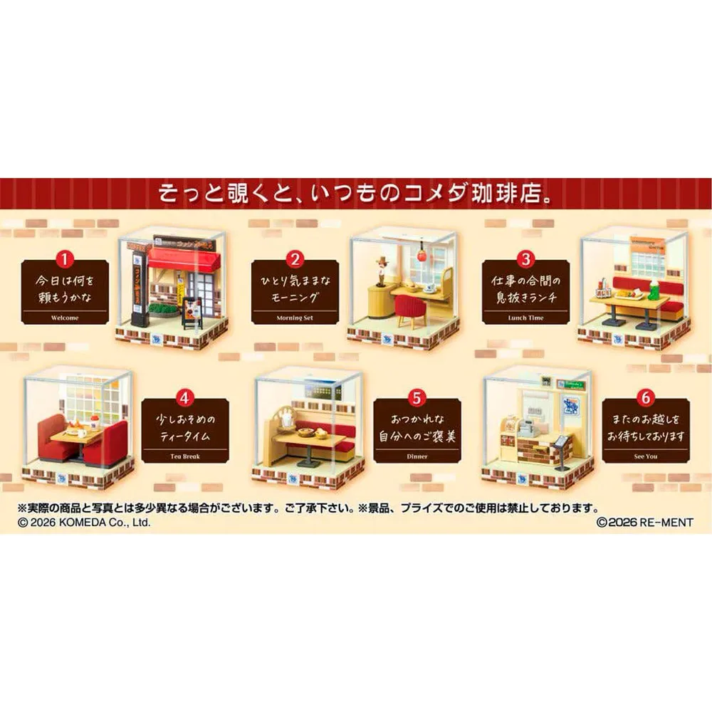 Komeda´s Coffee Figur fra Re-Ment – cover