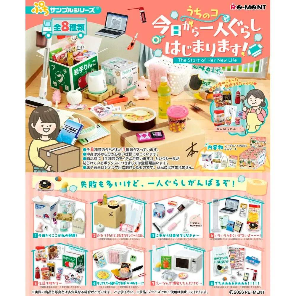 Figure New Solo Life de Re-Ment – jaquette