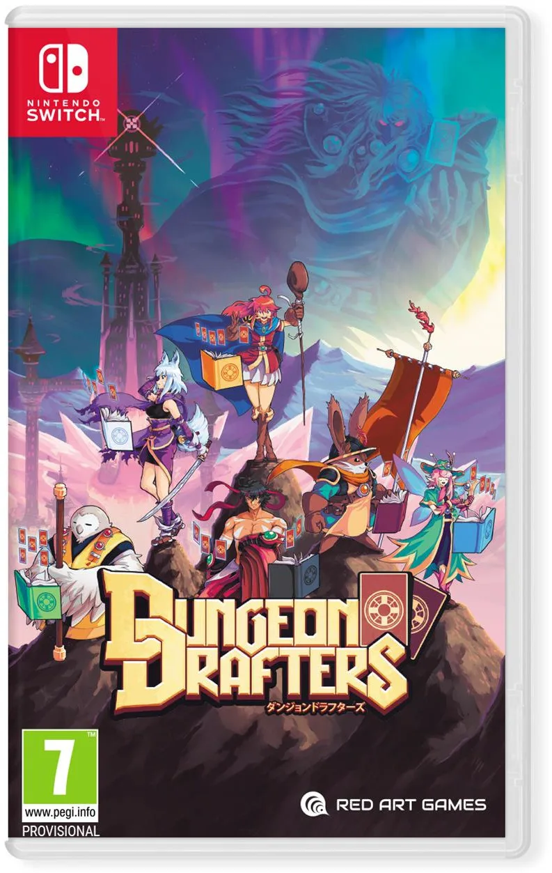 Dungeon Drafters van Red Art Games, Nintendo Switch – cover