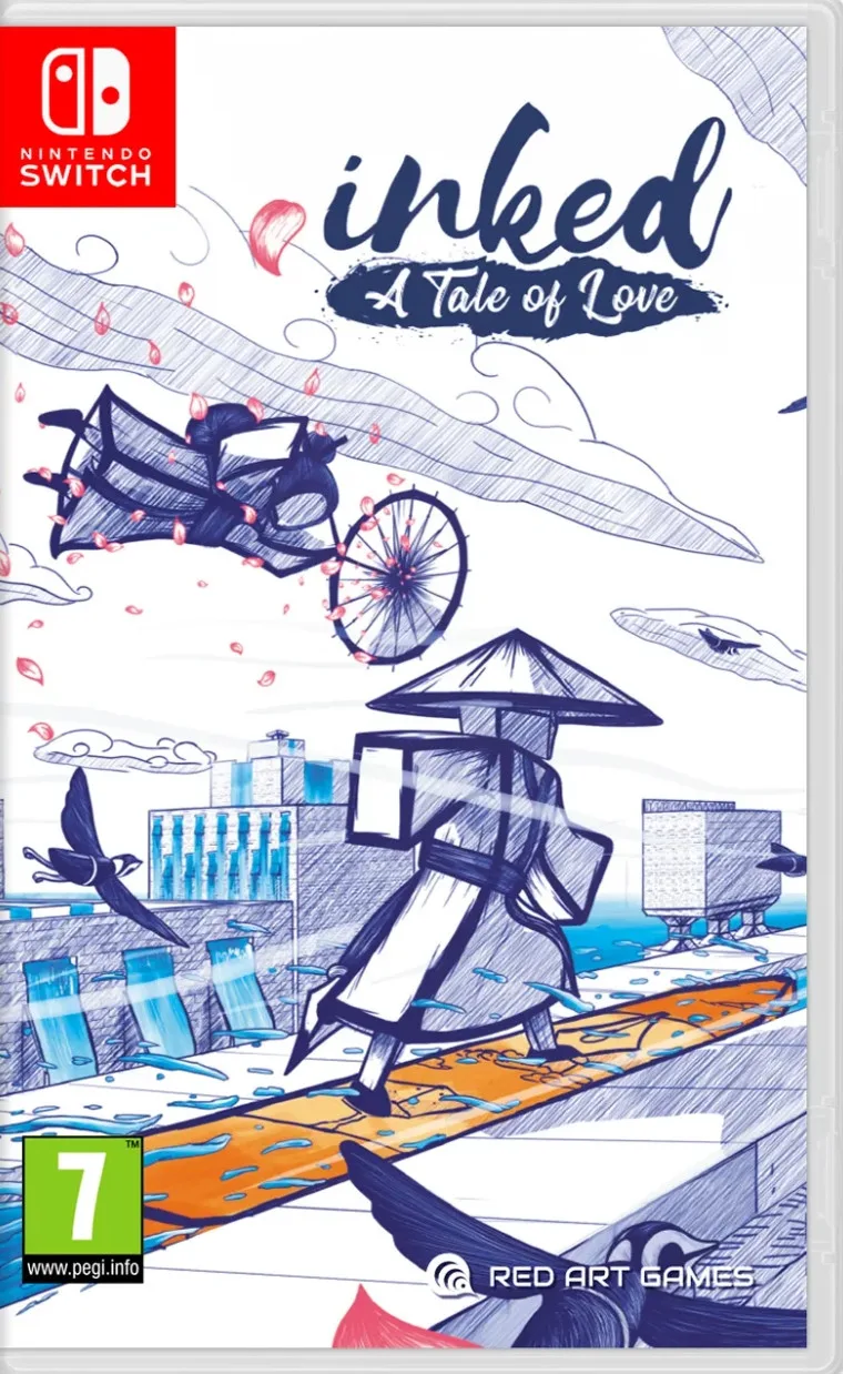 Inked A Tale of Love van Red Art Games, Nintendo Switch – cover