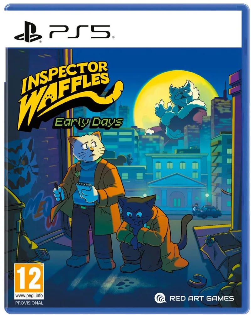 Inspector Waffles: Early Days van Red Art Games, PS5 – cover