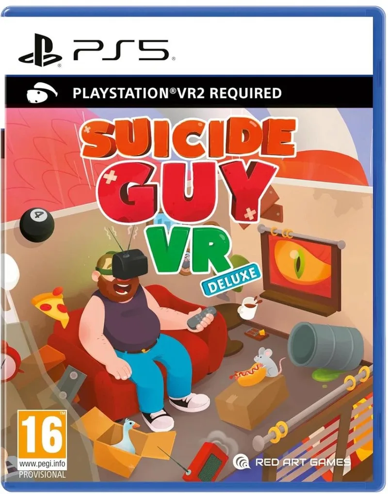 Suicide Guy VR Deluxe Edition de Red Art Games, PS5 – jaquette