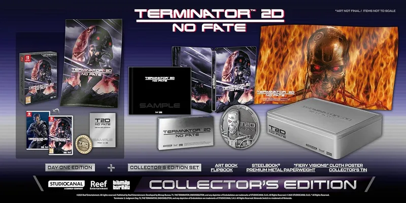Terminator 2D No Fate Collector's Edition van Reef Entertainment, Nintendo Switch – cover