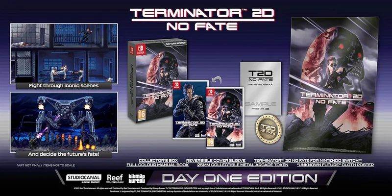 Terminator 2D No Fate Day One Edition de Reef Entertainment, Nintendo Switch – jaquette