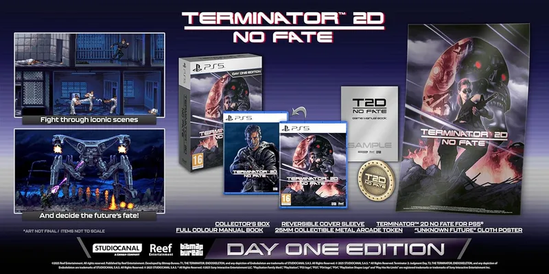 Terminator 2D No Fate Day One Edition by Reef Entertainment, PS5 – cover