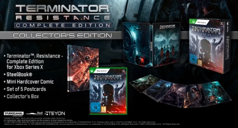 Terminator Resistance Complete Collector's Edition de Reef Entertainment, Xbox Series X | S – jaquette