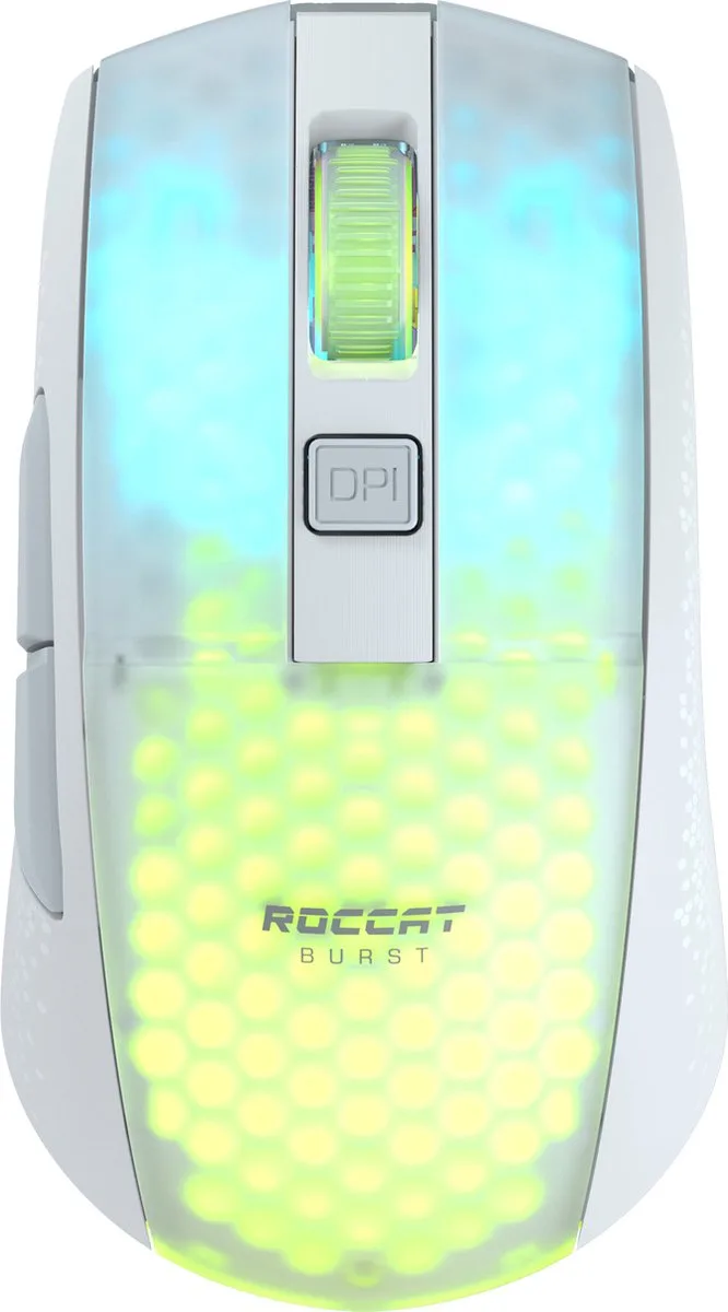 Burst Pro Air - Draadloze Gaming Muis - 19000 DPI by Roccat, White – cover