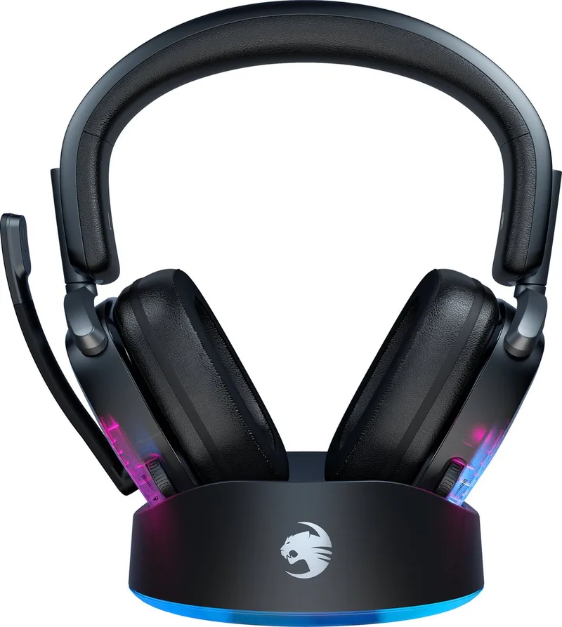 Syn Max Air - Draadloze Gaming Headset - 3D Audio de Roccat, Noir – jaquette