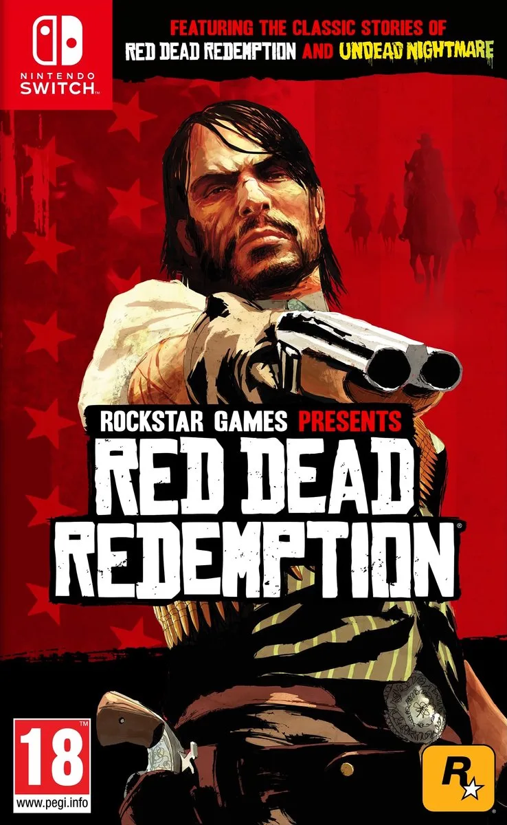 Red Dead Redemption de Rockstar Games, Nintendo Switch – jaquette