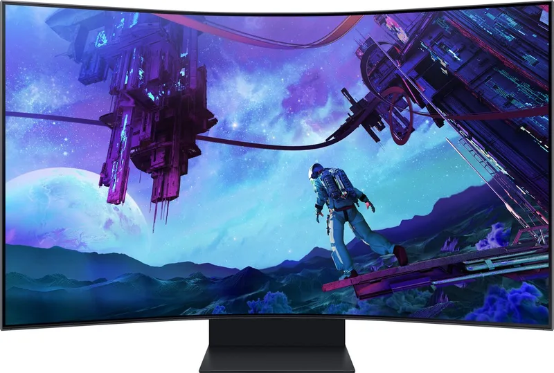 138cm/55 (3840x2160) Samsung Odyssey Ark S55CG970NU G97NC Serie Curved 16:9 QLED 4K 165Hz QuantumHD by Samsung, Black – cover