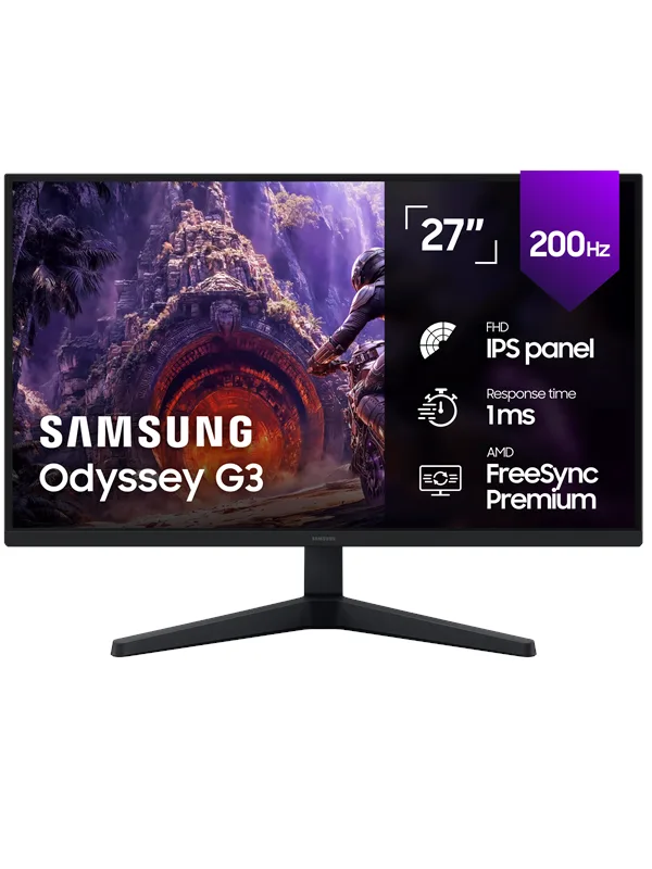 27" Samsung 27 Odyssey G3 (G30H) de Samsung, Noir – jaquette