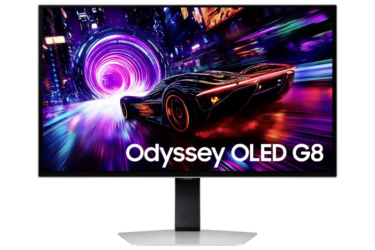 Ecran à dalle OLED Samsung Odyssey OLED G8 CEE G (A - G) 68.6 cm 27 pouces 2160 x 3840 pixels 16:9 0.03 ms OLED de Samsung – jaquette