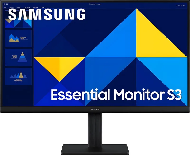 Essential S3 LS22D300 - Monitor - 22 Inch - Full HD - 100 Hz de Samsung, Noir – jaquette
