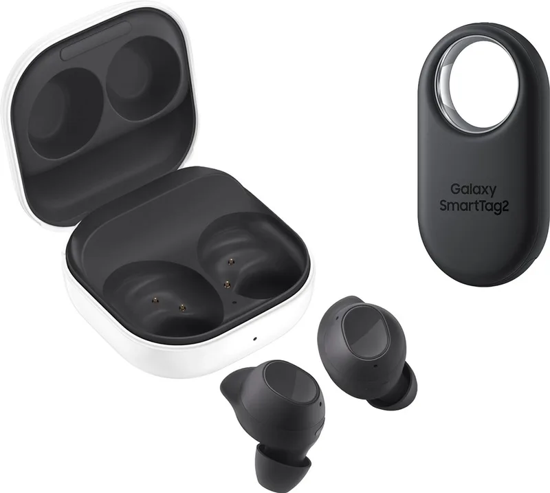 Galaxy Buds FE + SmartTag 2 - Graphite van Samsung, Graphite + SmartTag 2 – cover
