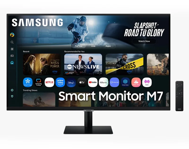 Gaming-Monitor Samsung LS32FM700UUXEN 4K Ultra HD 32" by Samsung, Black – cover