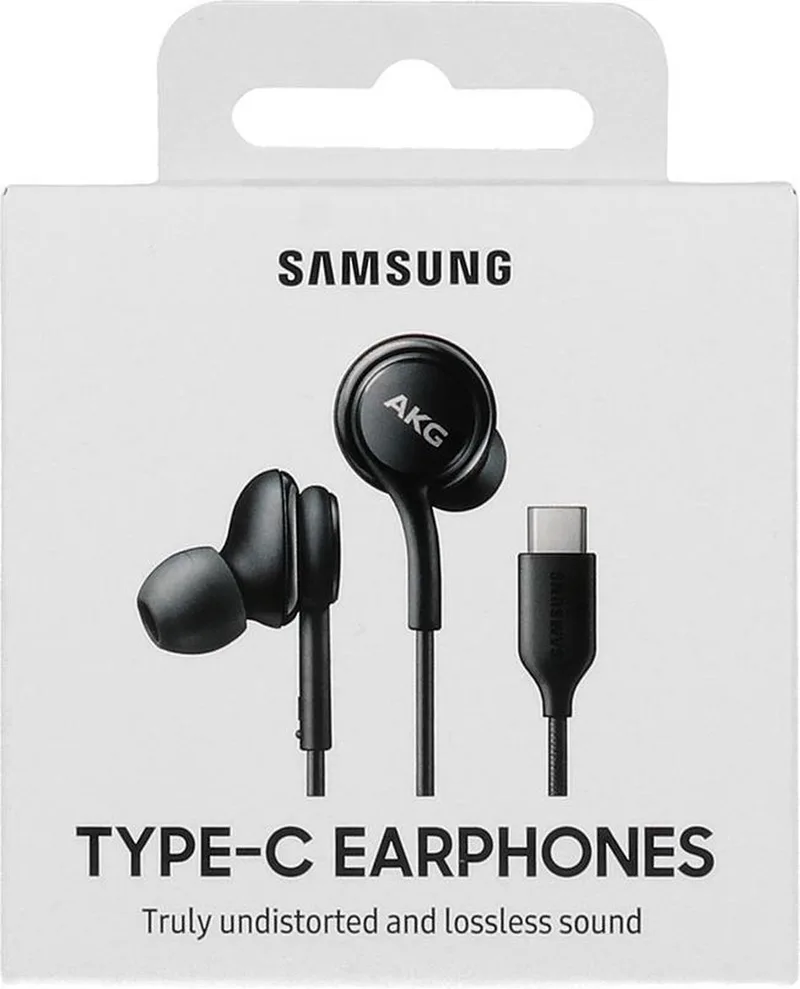 in-ear oordopjes - USB-C aansluiting - voor Galaxy S20/S21 en Note 10/Note20 van Samsung, Zwart – cover