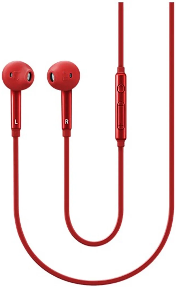 In-ear oordopjes - voor Samsung Galaxy S6, S6 Edge, S7, S7 Edge etc. van Samsung, Rood – cover