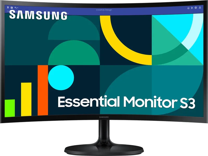 LS24D364GAUXEN - Gebogen Monitor - Full HD - 24 inch - 100 Hz by Samsung, Black – cover