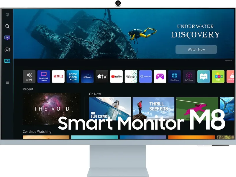 M8 LS32BM80BUU - 4K VA 60Hz Smart Monitor - 32 Inch - Blauw by Samsung – cover